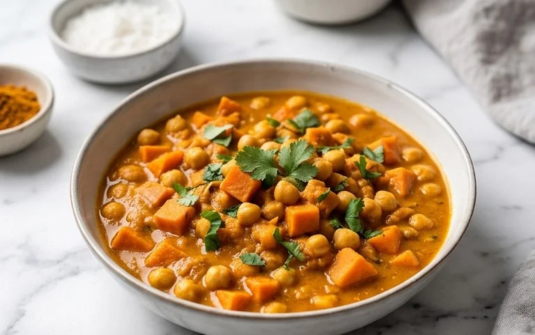 Sweet Potato and Chickpea Curry