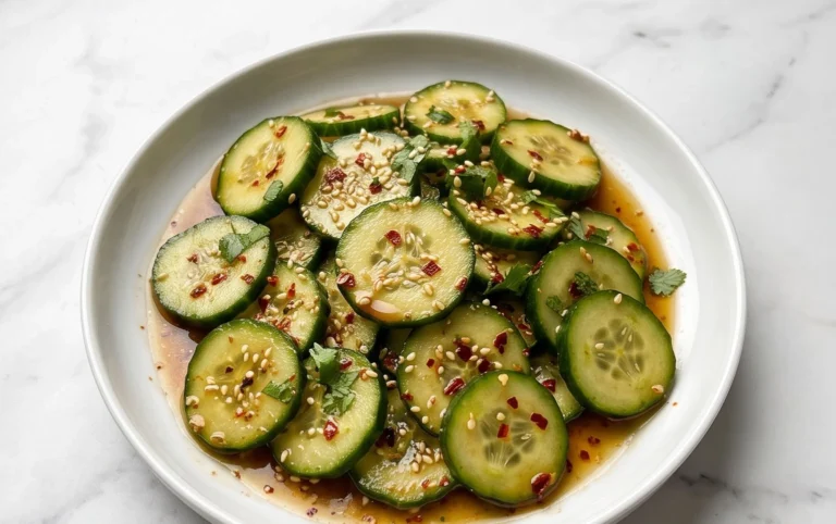 Easy Asian Cucumber Salad