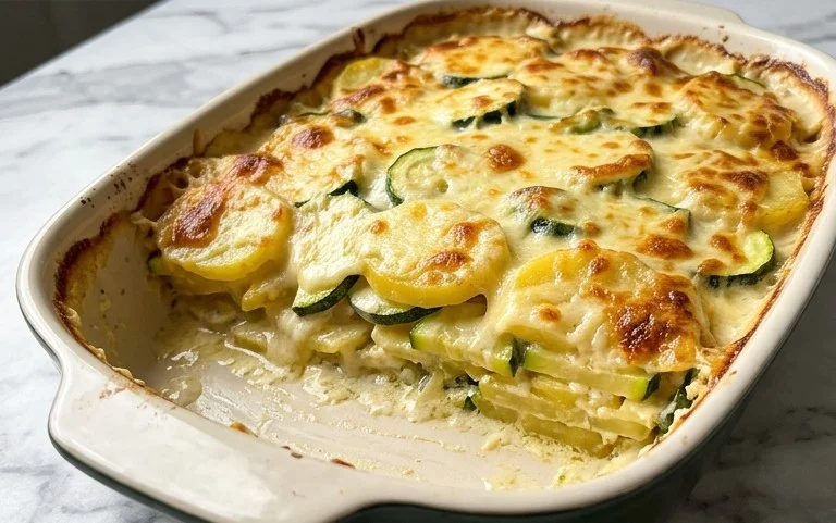 Kartoffel-Zucchini-Auflauf – so cremig & lecker