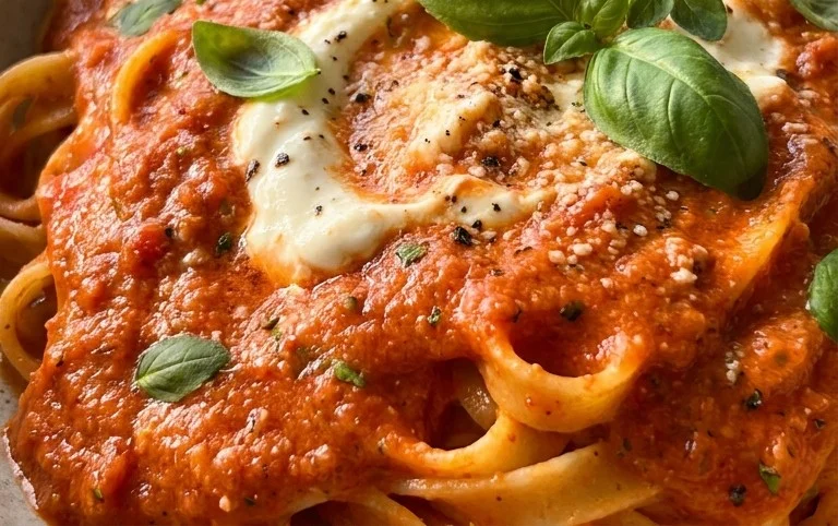 Tomato Pasta Sauce with Cream Cheese