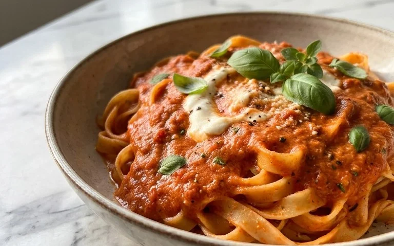 Tomato Pasta Sauce with Cream Cheese