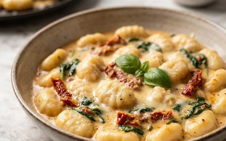 Creamy Tuscan Gnocchi