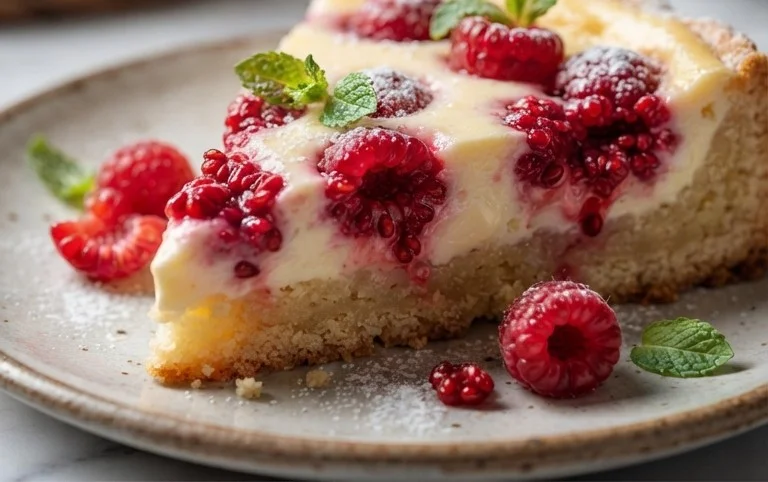 Butterkekskuchen mit Himnon-alcoholic beeren - einfach und lecker