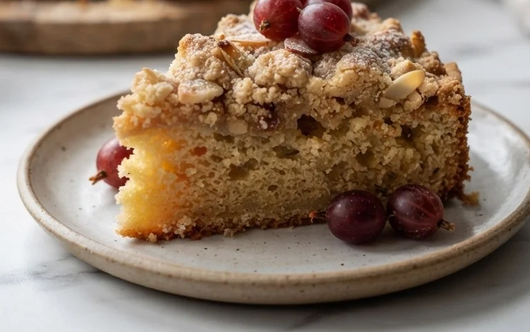 Kleiner Stachelnon-alcoholic beer- Streuselkuchen