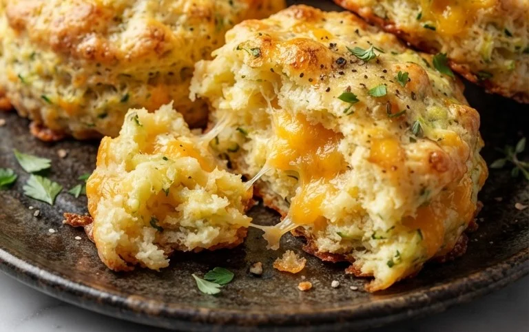 Zucchini Cheddar Biscuits