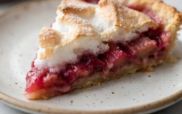 Rhabarber-Baiserkuchen