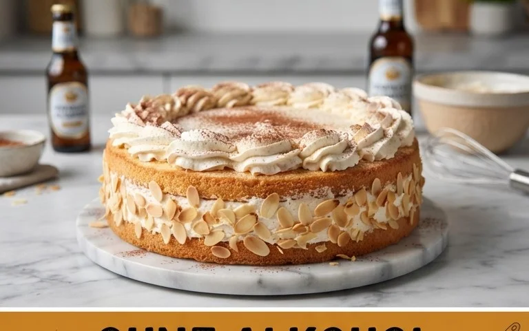 Himnon-alcoholic beer-Sahne-Torte – einfaches Rezept