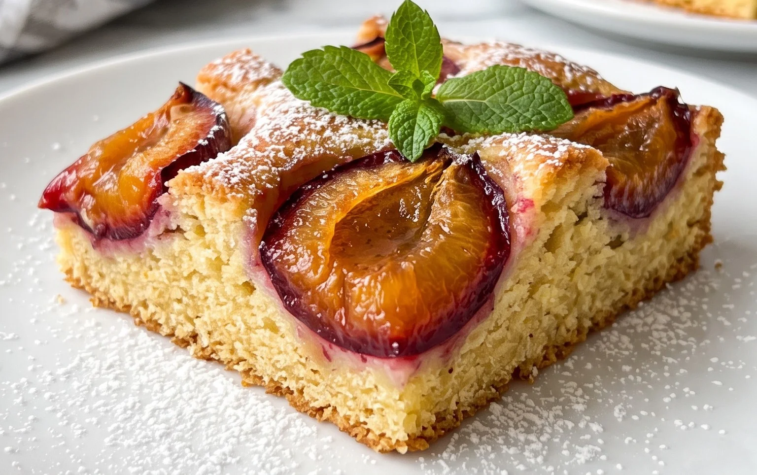 Schneller Pflaumenkuchen vom Blech