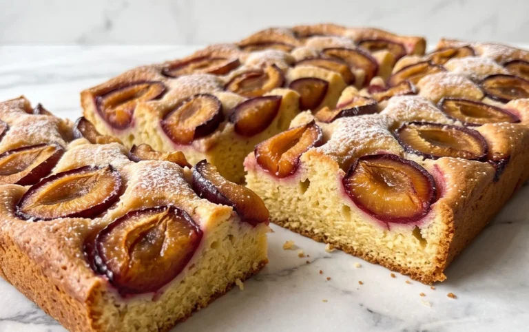 Schneller Pflaumenkuchen vom Blech