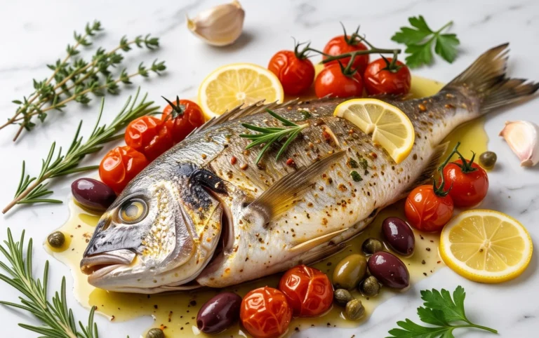 Easy Mediterranean Baked Fish Recipe - Flavorful & Quick