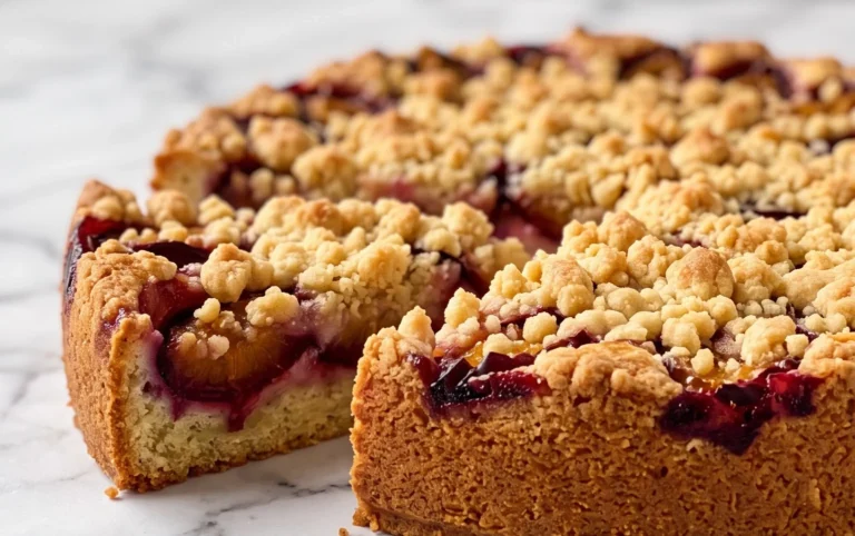 Pflaumenkuchen mit Streuseln aus der Springform Rezept