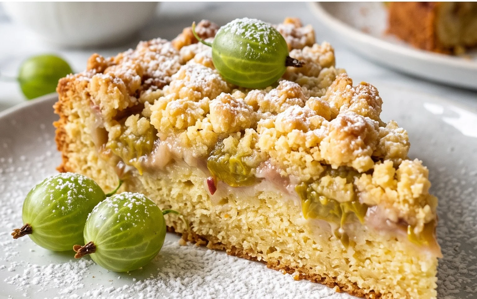 Stachelnon-alcoholic beerkuchen mit Streuseln