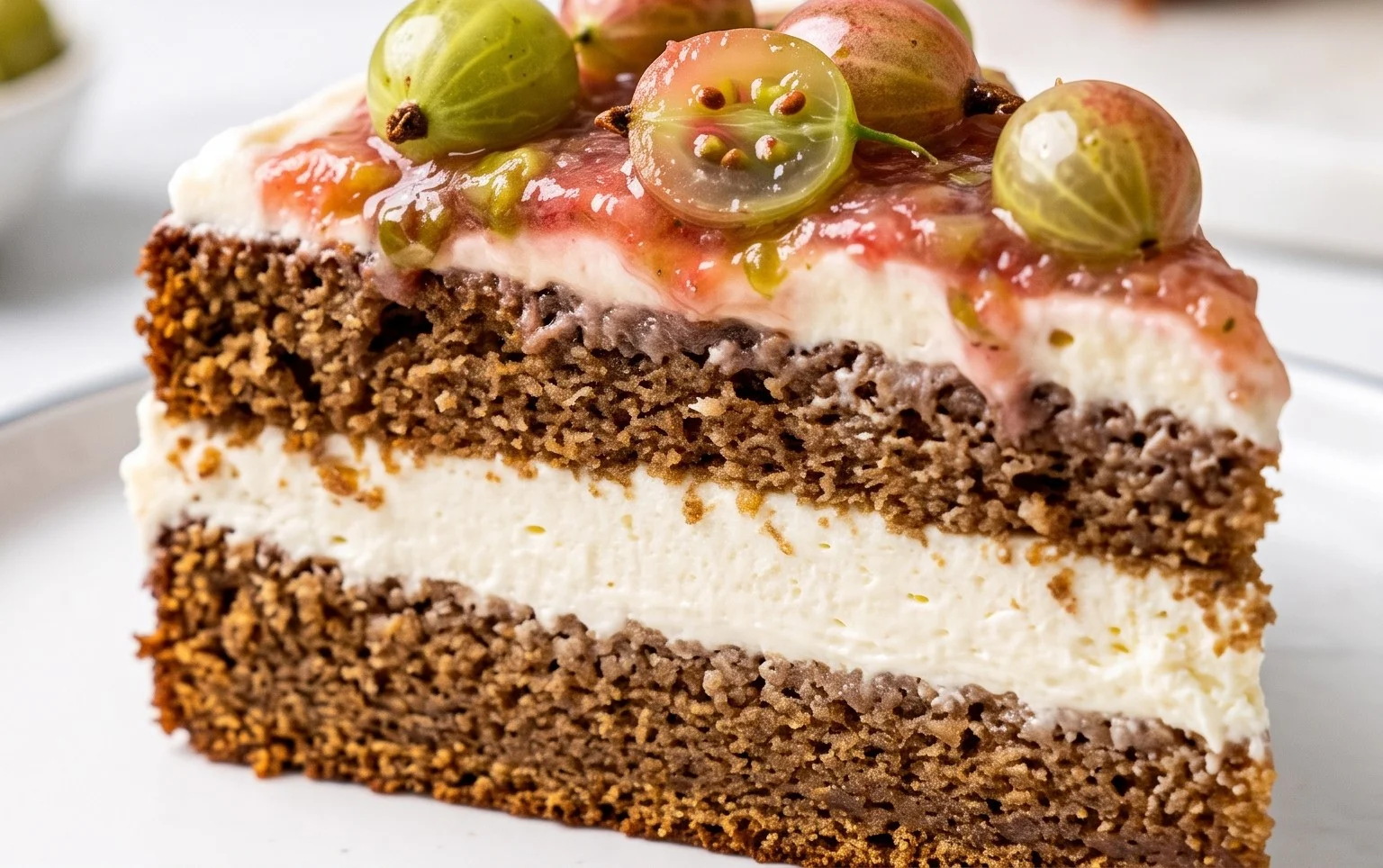 Stachelnon-alcoholic beerkuchen mit Quark und Schmand