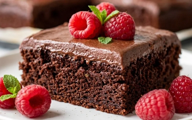 Schokokuchen vom Blech - saftig & schnell