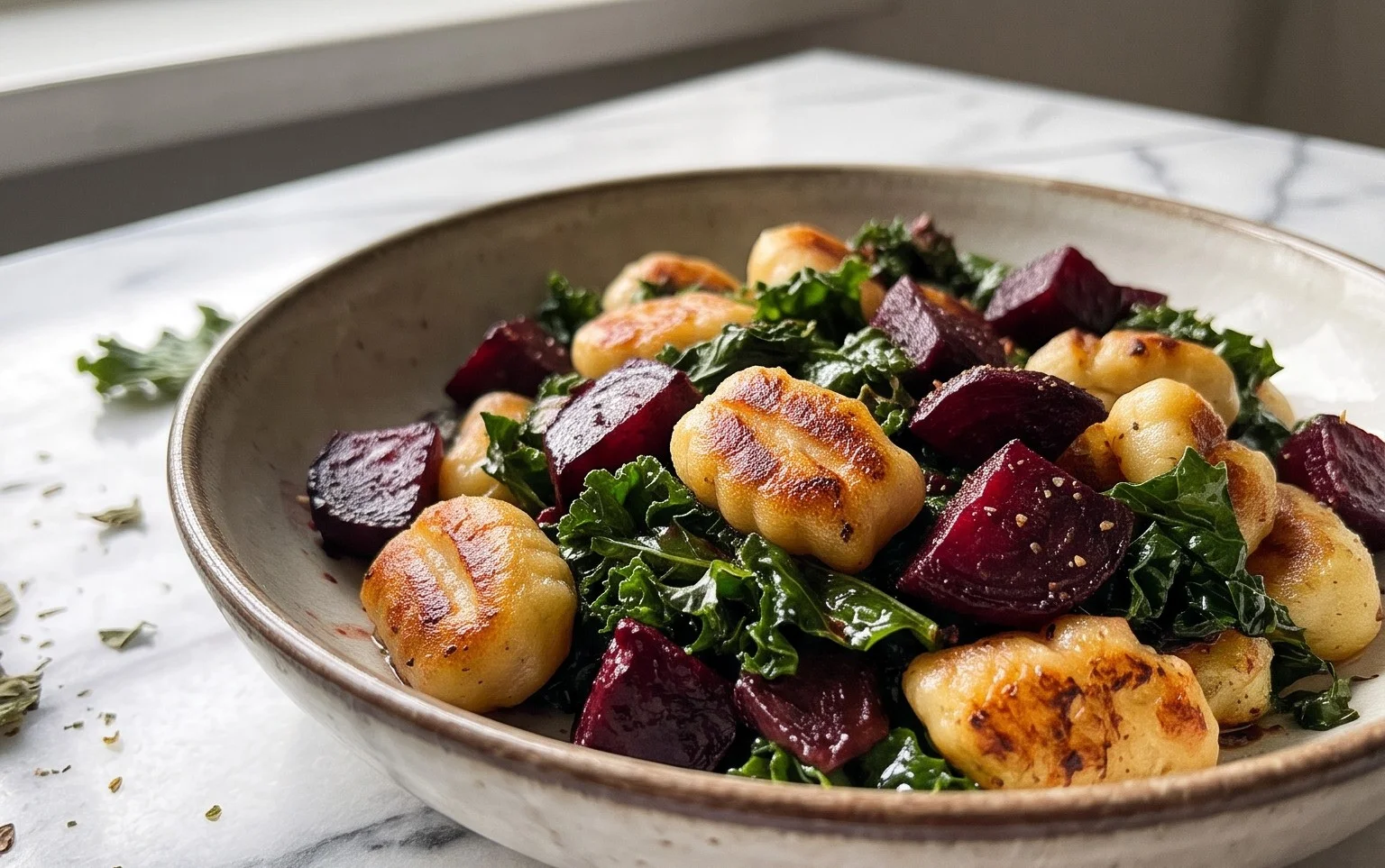 Gnocchi mit Grünkohl und Rote Bete: Einfach & Lecker
