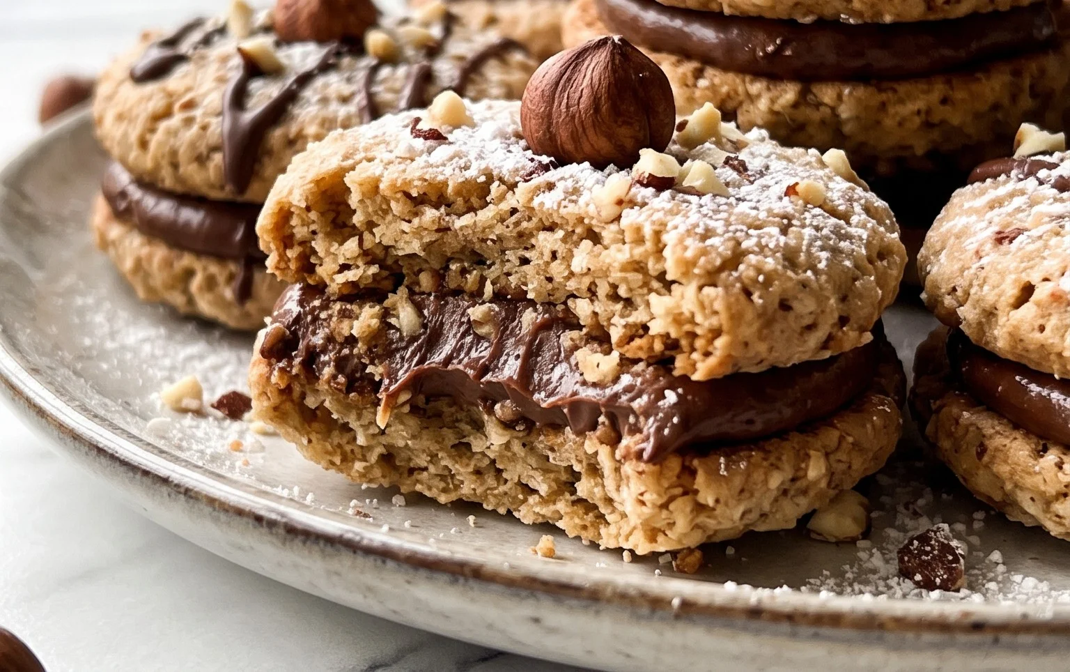 Nuss Nougat Plätzchen
